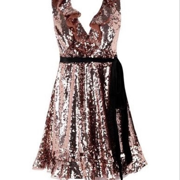 Free People Dresses & Skirts - Free people tribeca siren bronze sequin dress